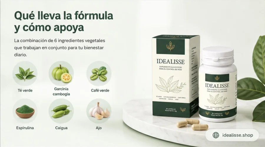 Idealisse — cápsulas con ingredientes de origen vegetal
