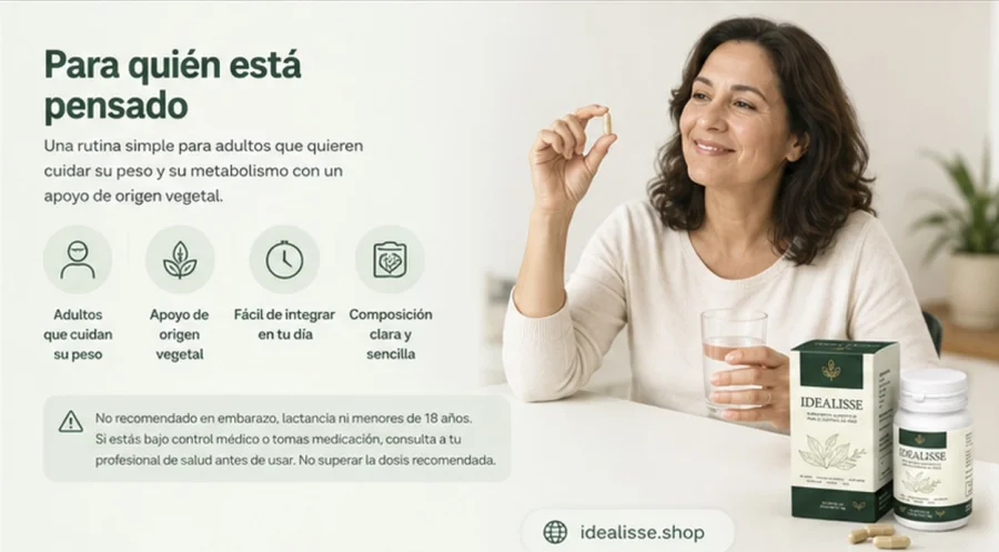 Idealisse — cápsulas para adultos como apoyo diario